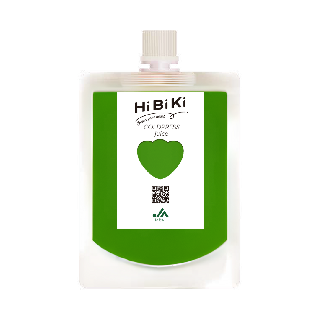 【まもなく発売開始】HiBiKi コールドプレスジュース　小松菜グリーン　100ml　【価格は予価です】